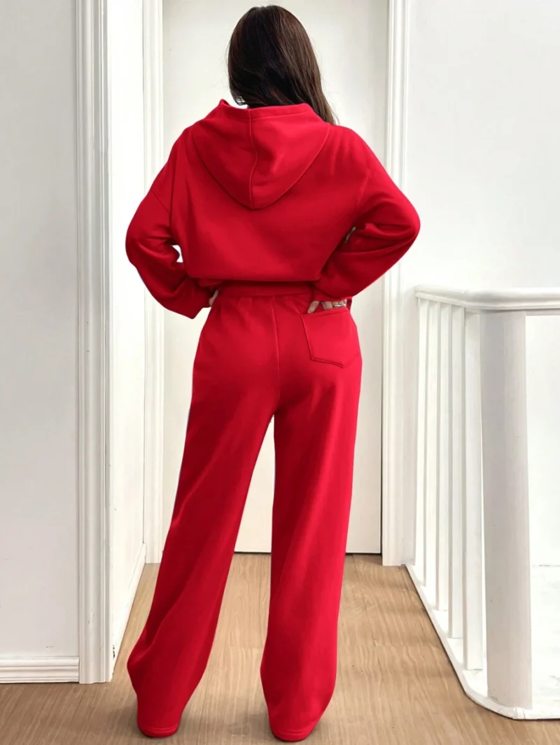 Thermal Lined Hoodie Sweatshirt And Sweatpants