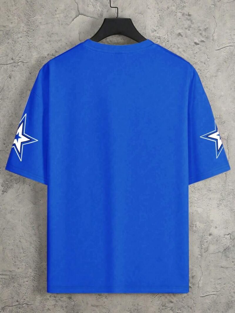 Oversized Men's Digital Printed Short Sleeve
