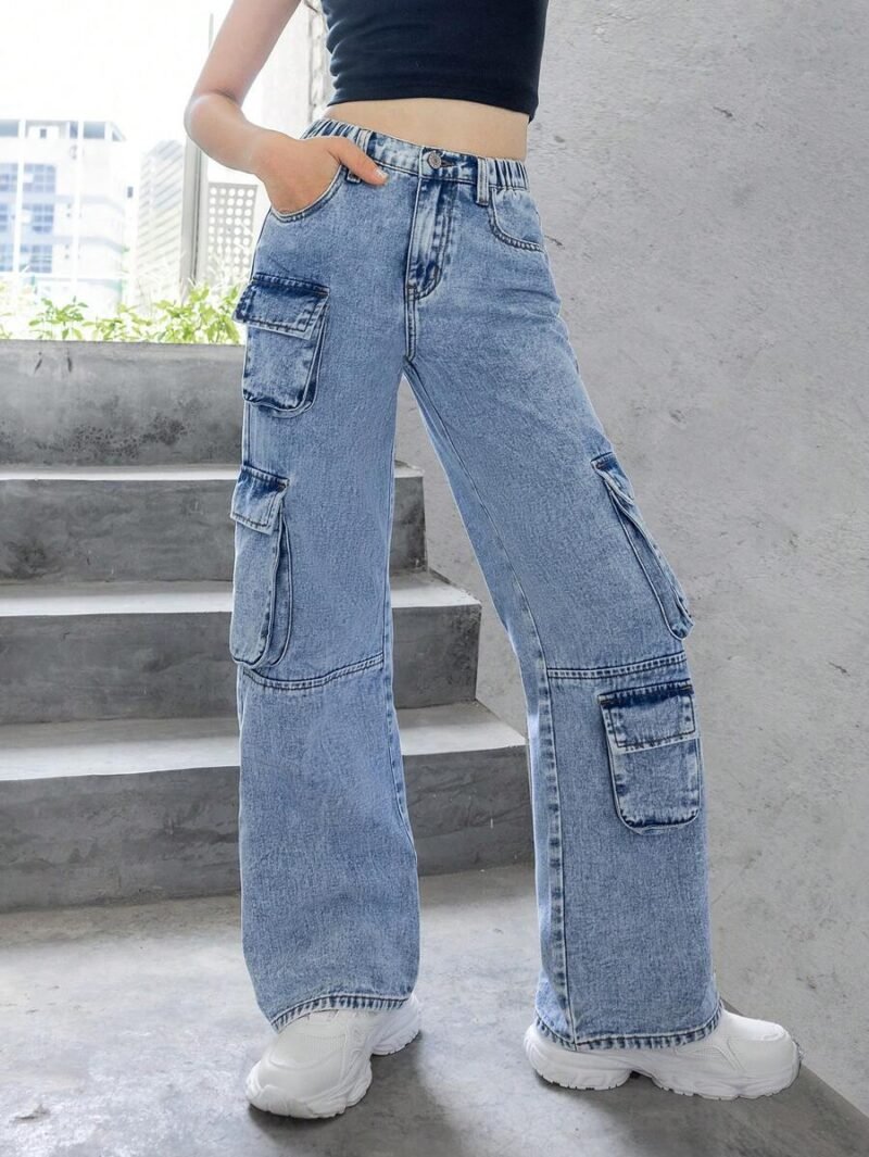 Casual Cargo Pants With Multiple Pockets