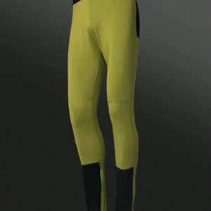Contrast Color Knit Sports Leggings