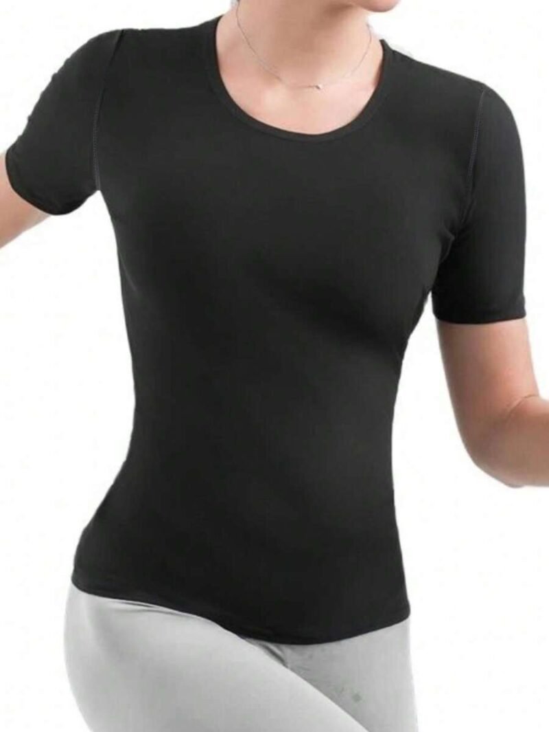 Sauna Shirts Crew Neck Short Sleeve Workout