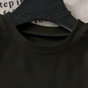 Minimalist Pattern Short Sleeve Round Neck T Shirt