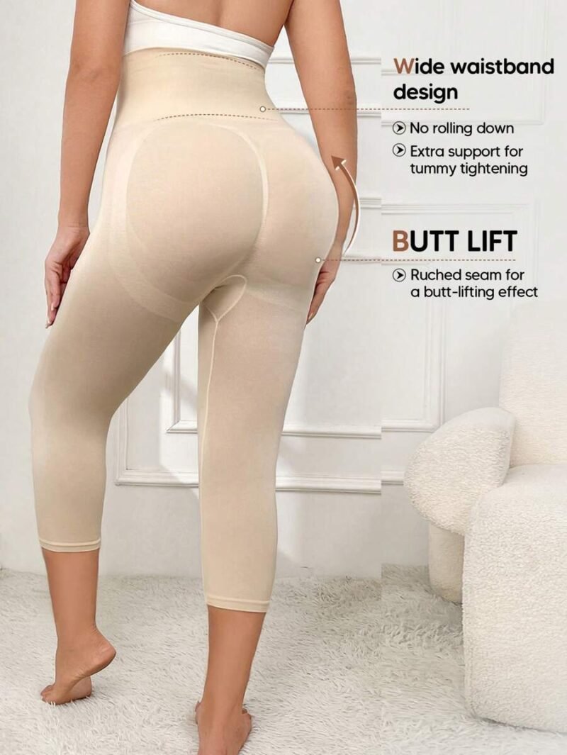 High Waisted Capri Leggings Tummy Control Pants