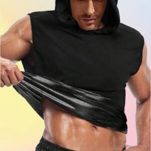 Hooded Sweatshirt Vest For Workout