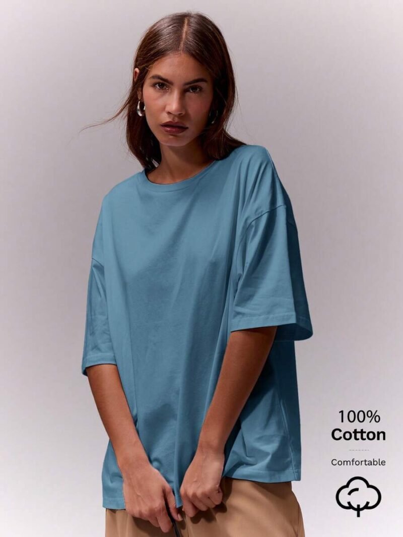 Oversized Crew Neck T Shirt