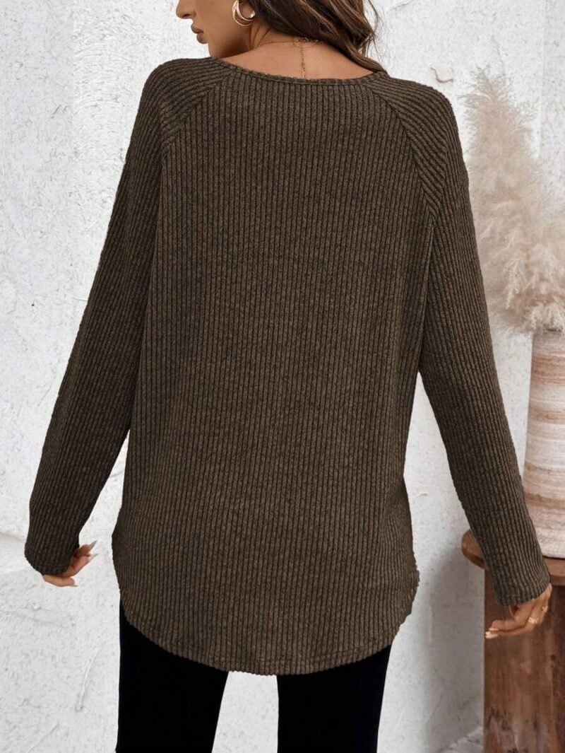 Fleece Crew Neck Casual Comfortable T Shirt