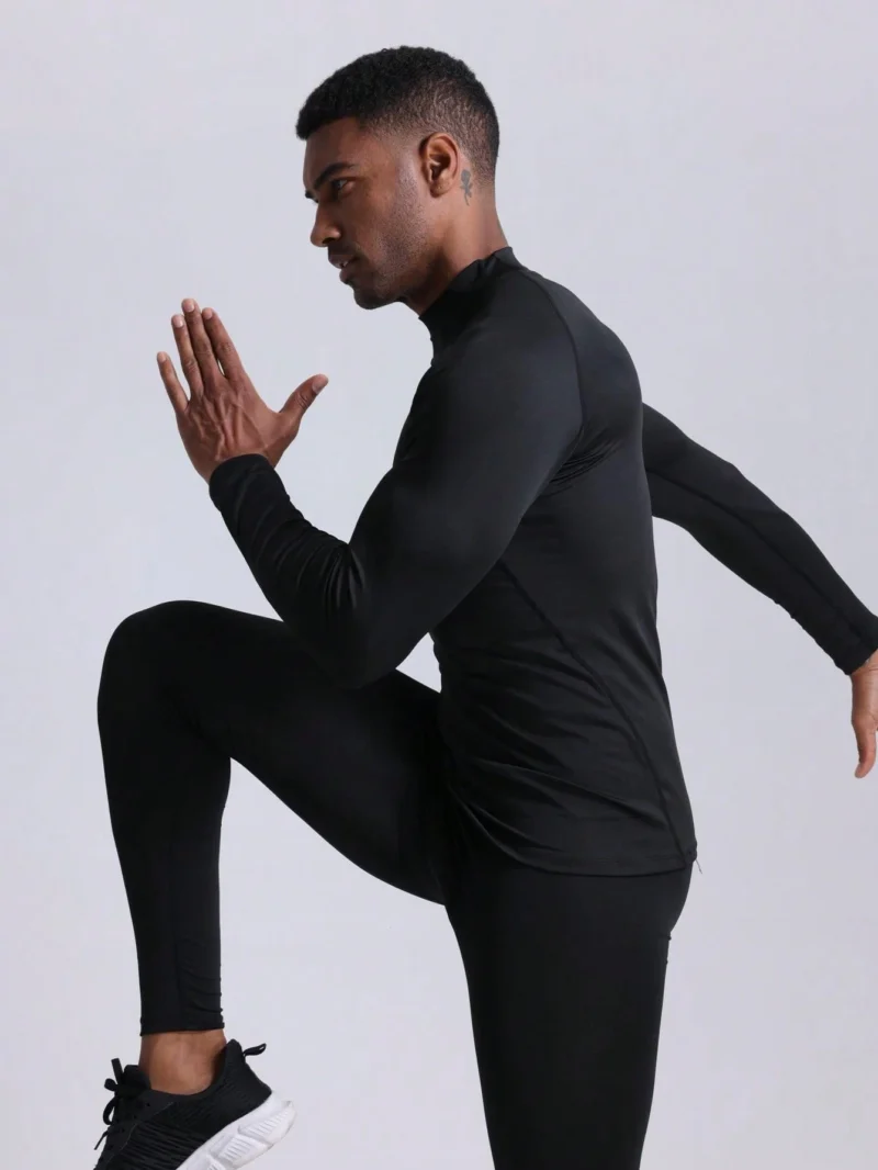 Compression Mock Neck Long Sleeve