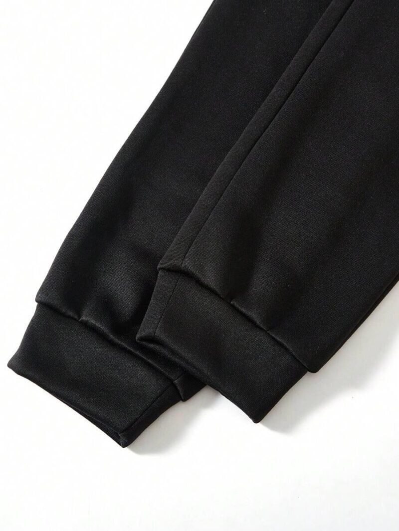 Casual Hooded Sweatshirt And Sweatpants
