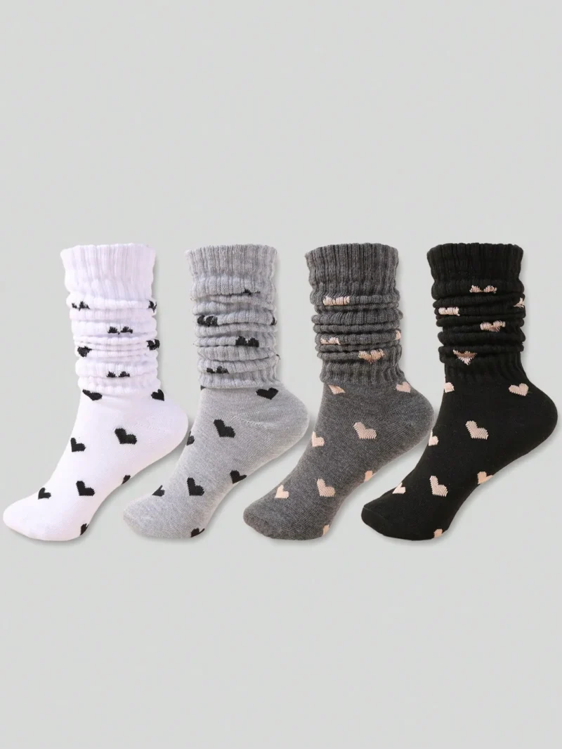 Knitted Socks  Warm Casual Socks Elastic Socks