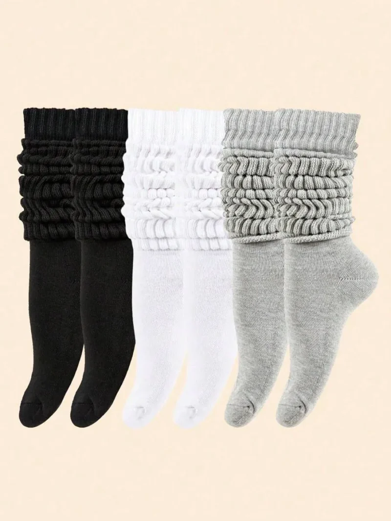 Knit Socks Slouchy Socks Women Scrunch Socks