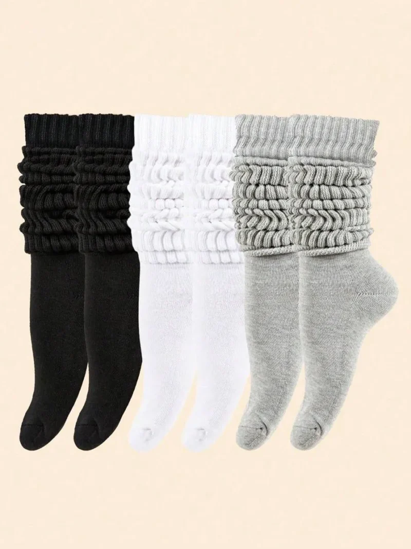 Knit Socks Slouchy Socks Women Scrunch Socks