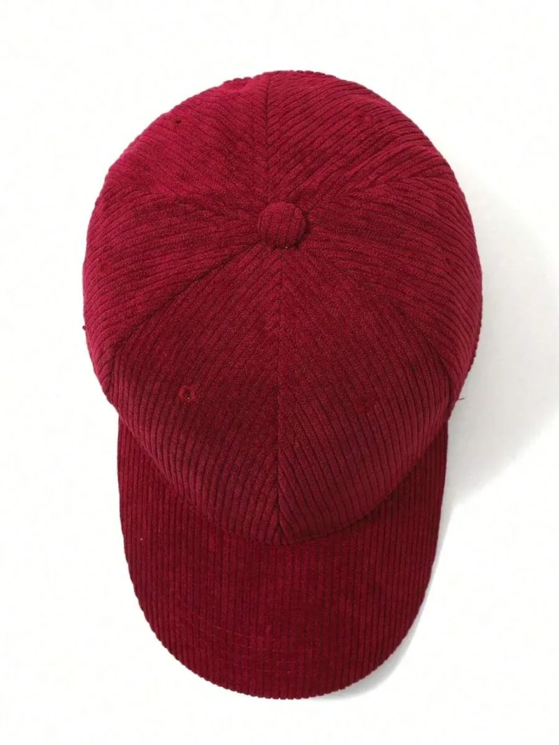 Simple Corduroy Casual Beret Hat