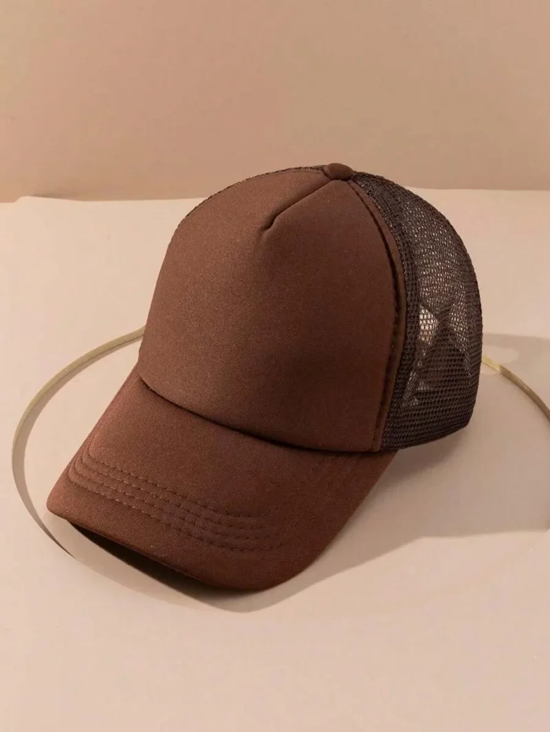 Solid Color Mesh Cap