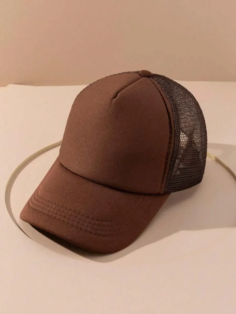 Solid Color Mesh Cap