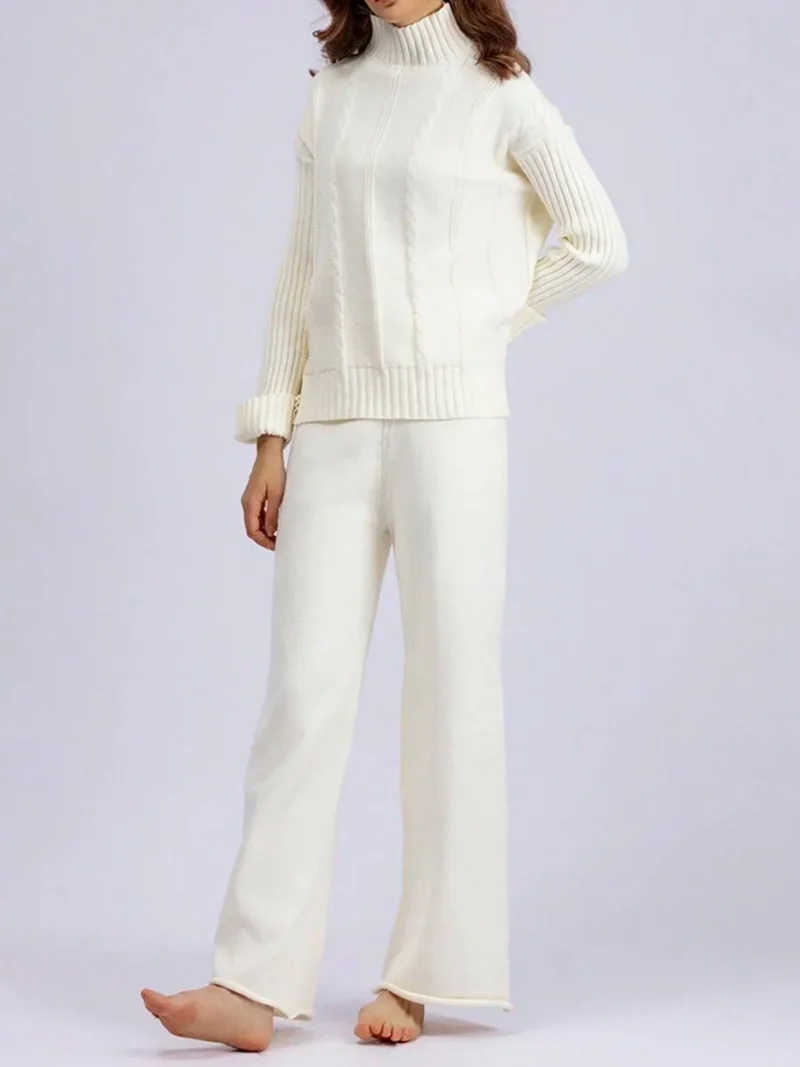 Knit Long Sleeve Sweater & Knit Pants