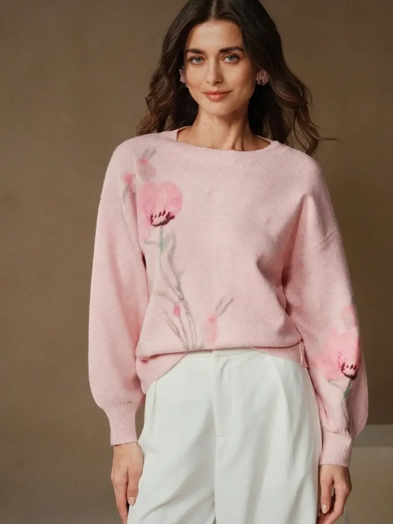 Women Loose Knit Sweater