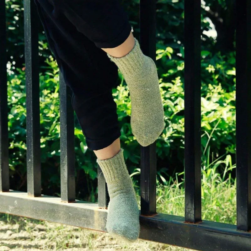Women Knitted Socks Winter Warm Self