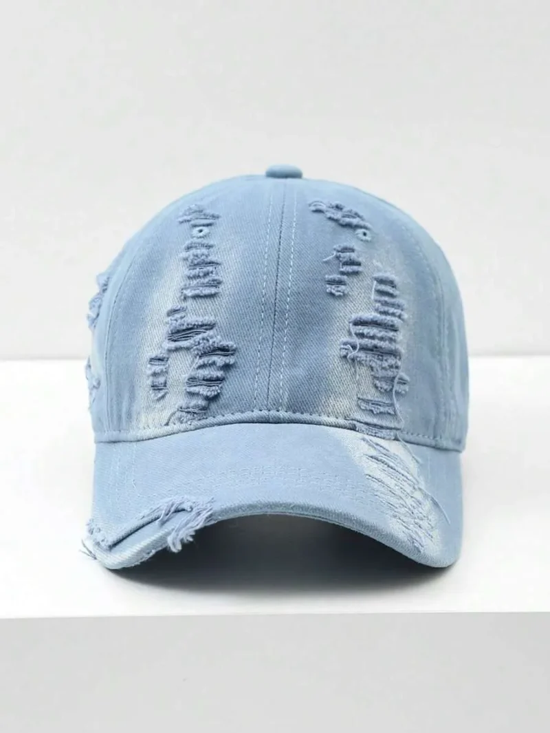 Frayed Edge Soft Crown Casual Cap
