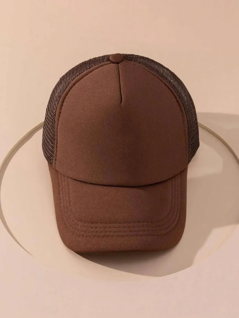 Solid Color Mesh Cap