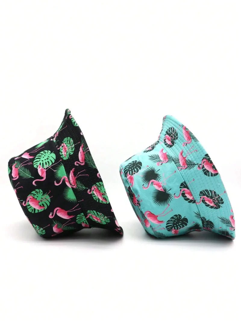 Double-Sided Bucket Hat With Tropical Rainforest