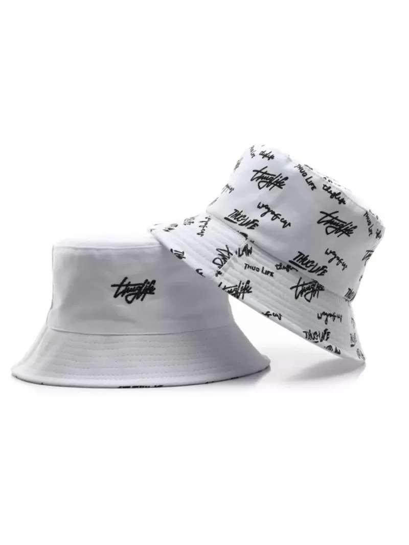 Embroidered Reversible Bucket Hat