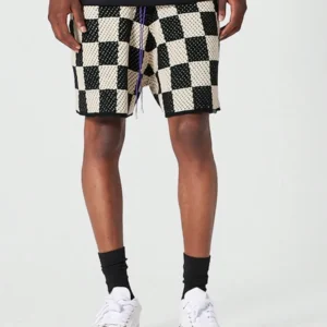 Drop Crotch Crochet Knit Short