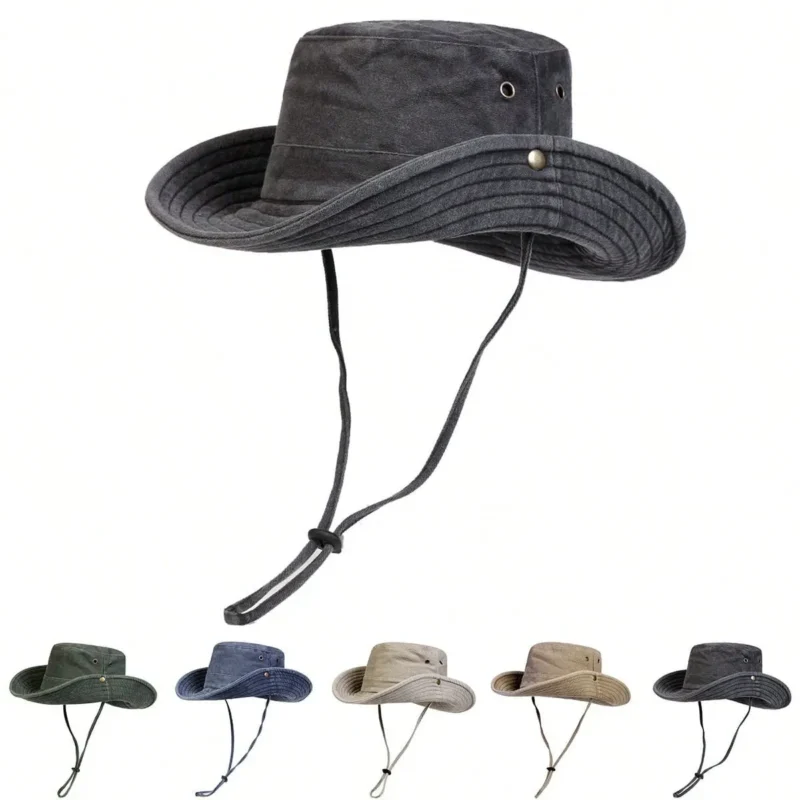 Men Sun Protective Bucket Hat
