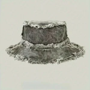 Men's Washed Solid Color Anti UV Fashionable Sun Hat