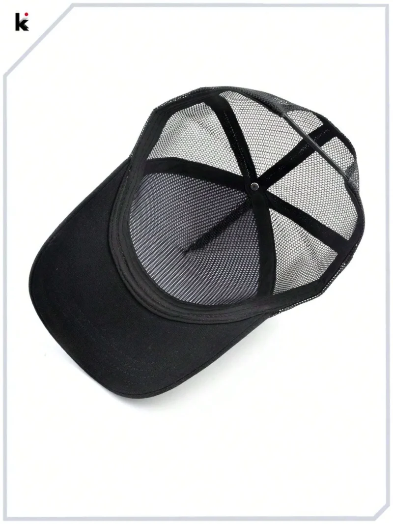 Embroidered Goat Patch Trucker Hat