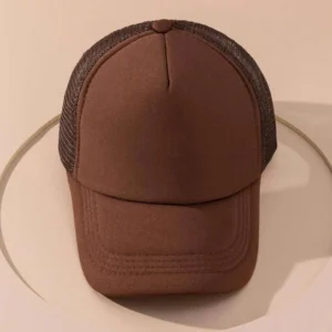 Solid Color Mesh Trucker Cap