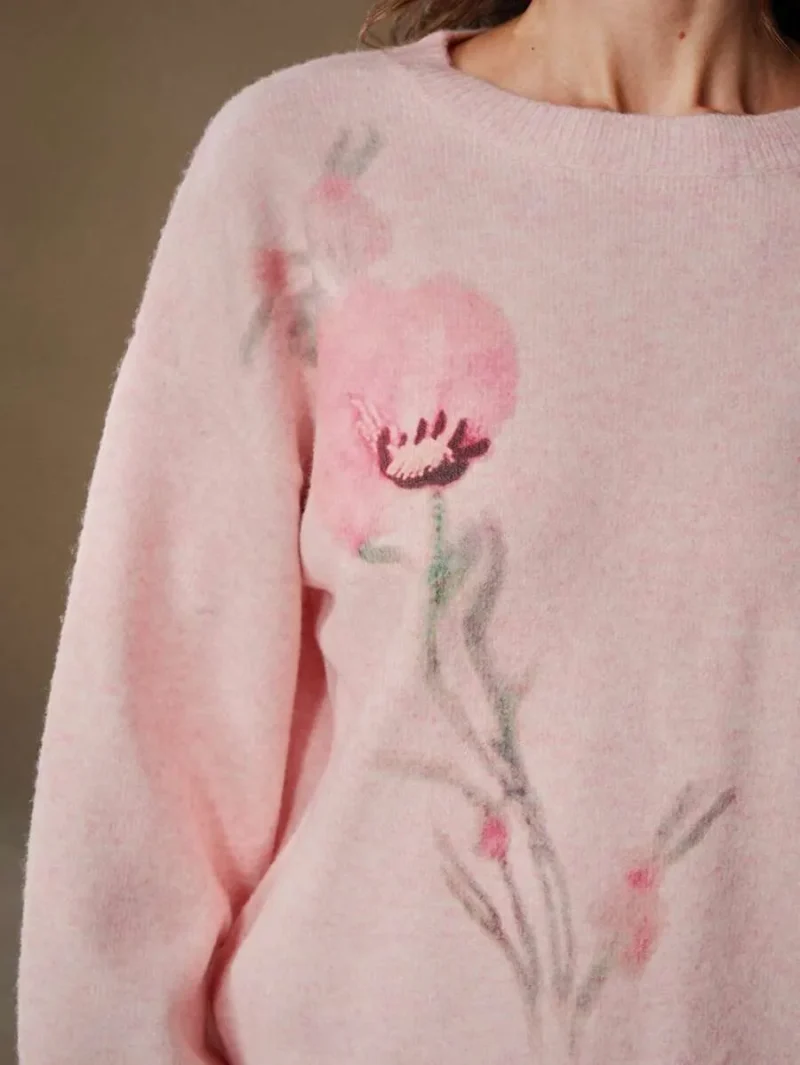 Women Loose Knit Sweater