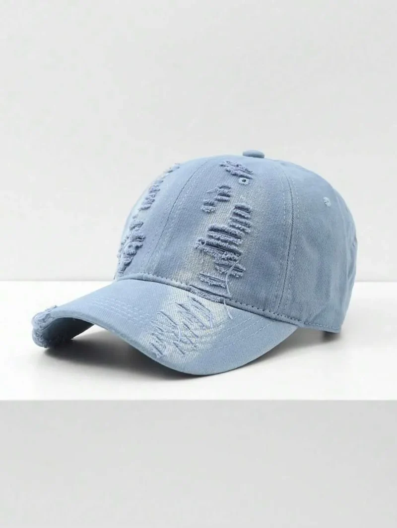 Frayed Edge Soft Crown Casual Cap