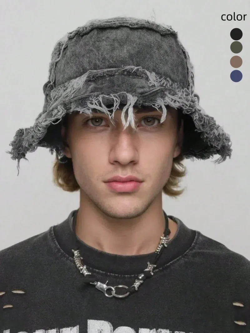 Solid Color Washed Mesh Cap