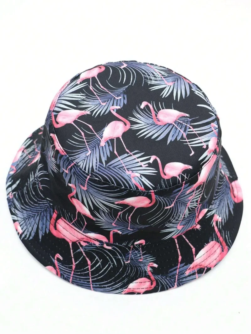 Double-Sided Bucket Hat With Tropical Rainforest