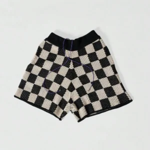 Drop Crotch Crochet Knit Short