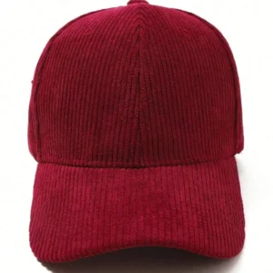 Simple Corduroy Casual Beret Hat