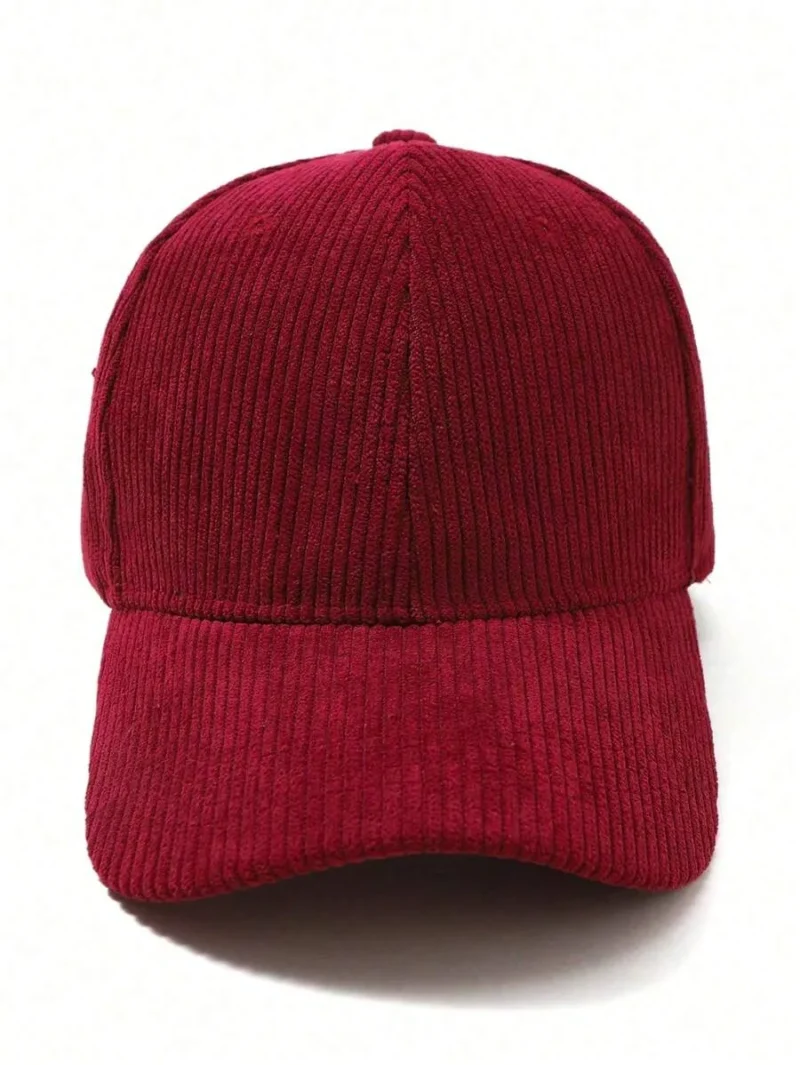 Simple Corduroy Casual Beret Hat