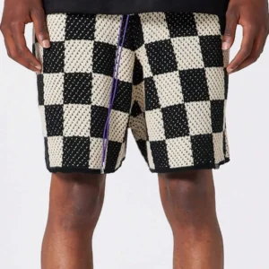 Drop Crotch Crochet Knit Short