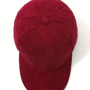 Simple Corduroy Casual Beret Hat