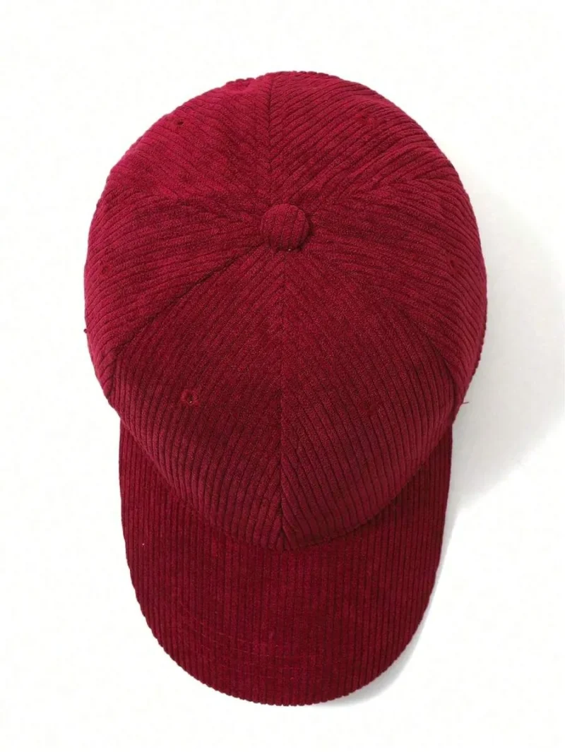 Simple Corduroy Casual Beret Hat