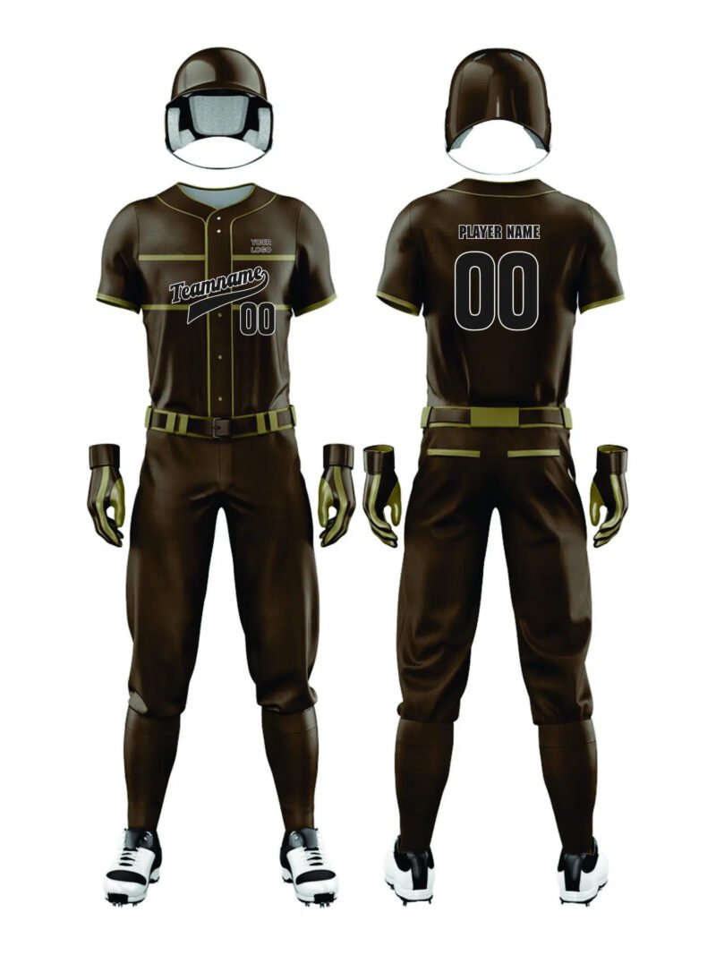 Black Softball Uniform