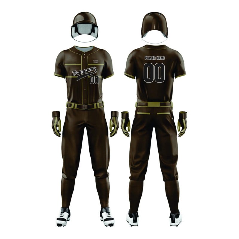 Black Softball Uniform