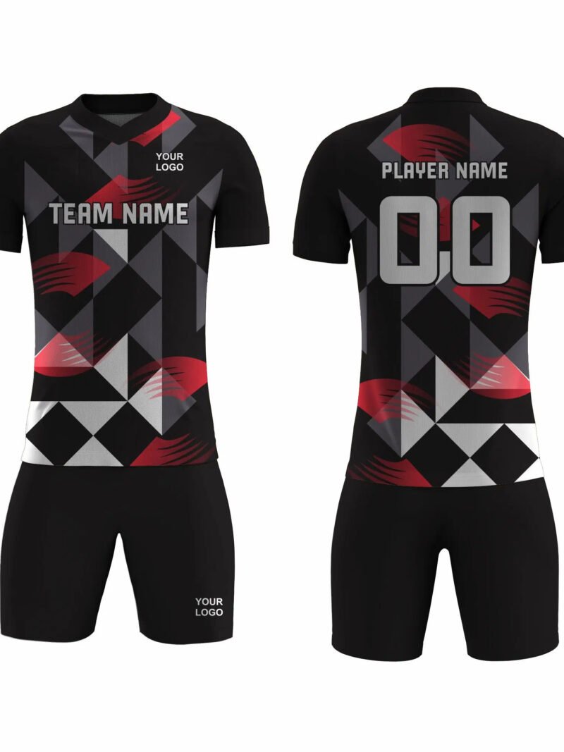 Black and Grey Badminton Uniform