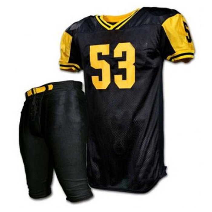 Black and Yellow AFL Uniform