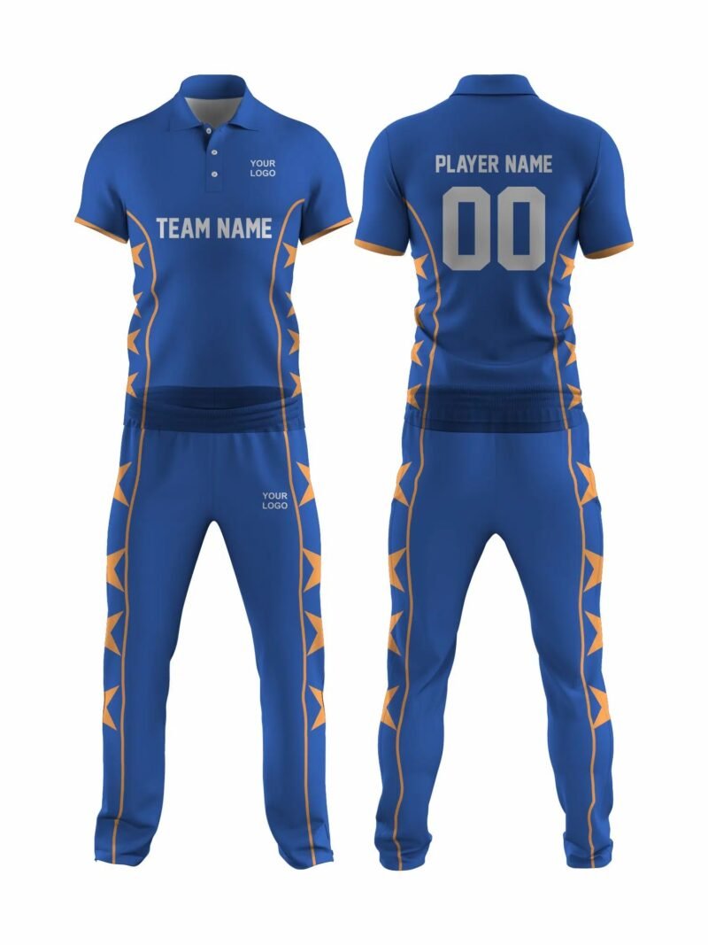 Blue Cricket Uniform