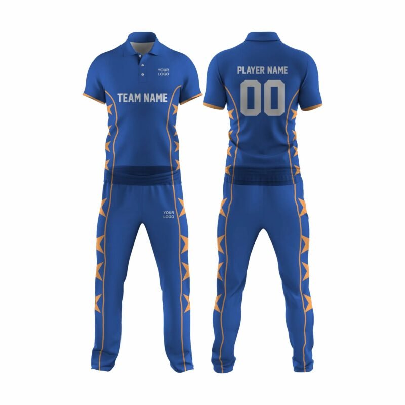 Blue Cricket Uniform
