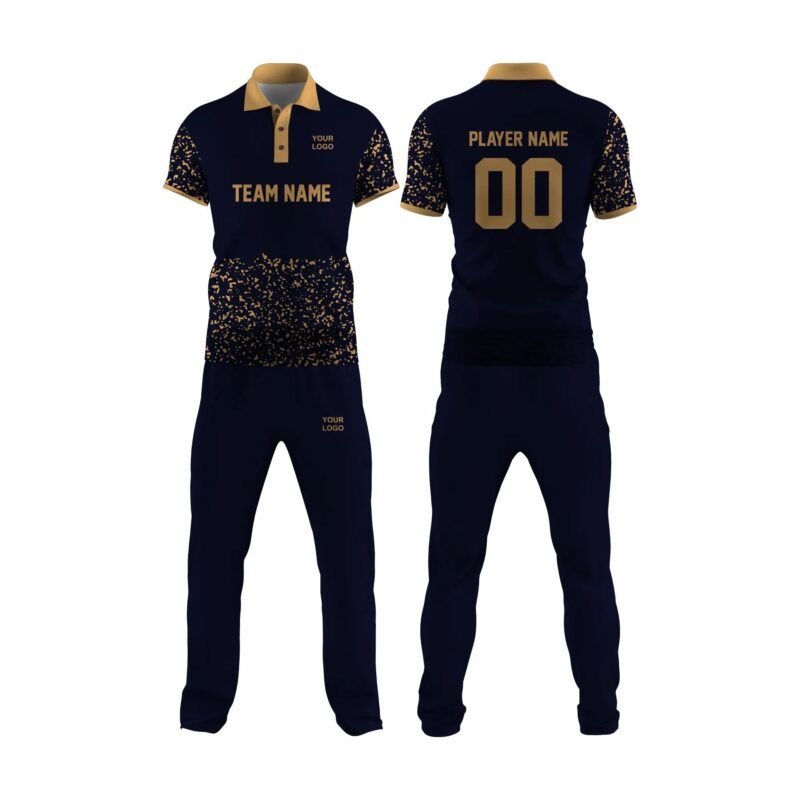 Dark Blue Cricket Uniform
