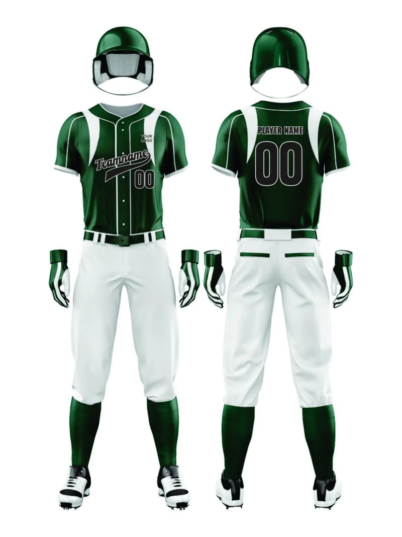 Green Softball Uniform