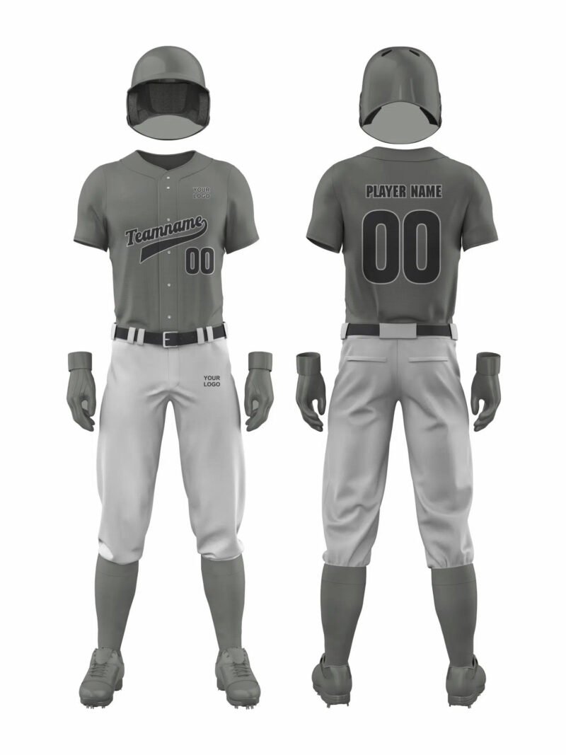 Grey Softball Uniform