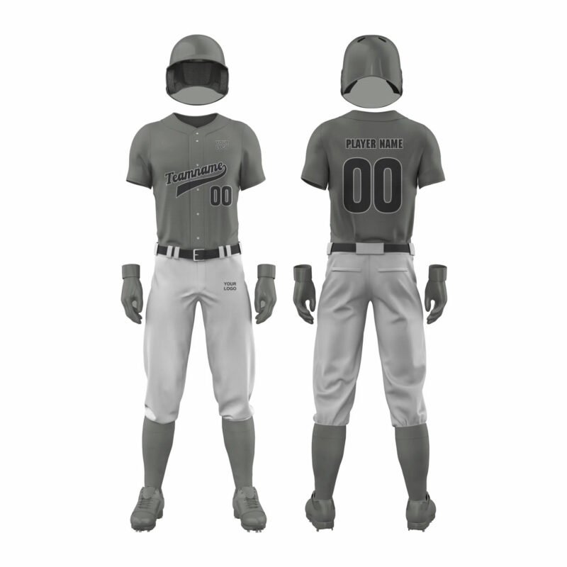 Grey Softball Uniform
